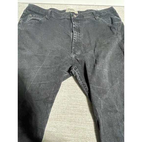 Wrangler Jeans Men's Black 42x32 Black Regular fit - Picture 2 of 16